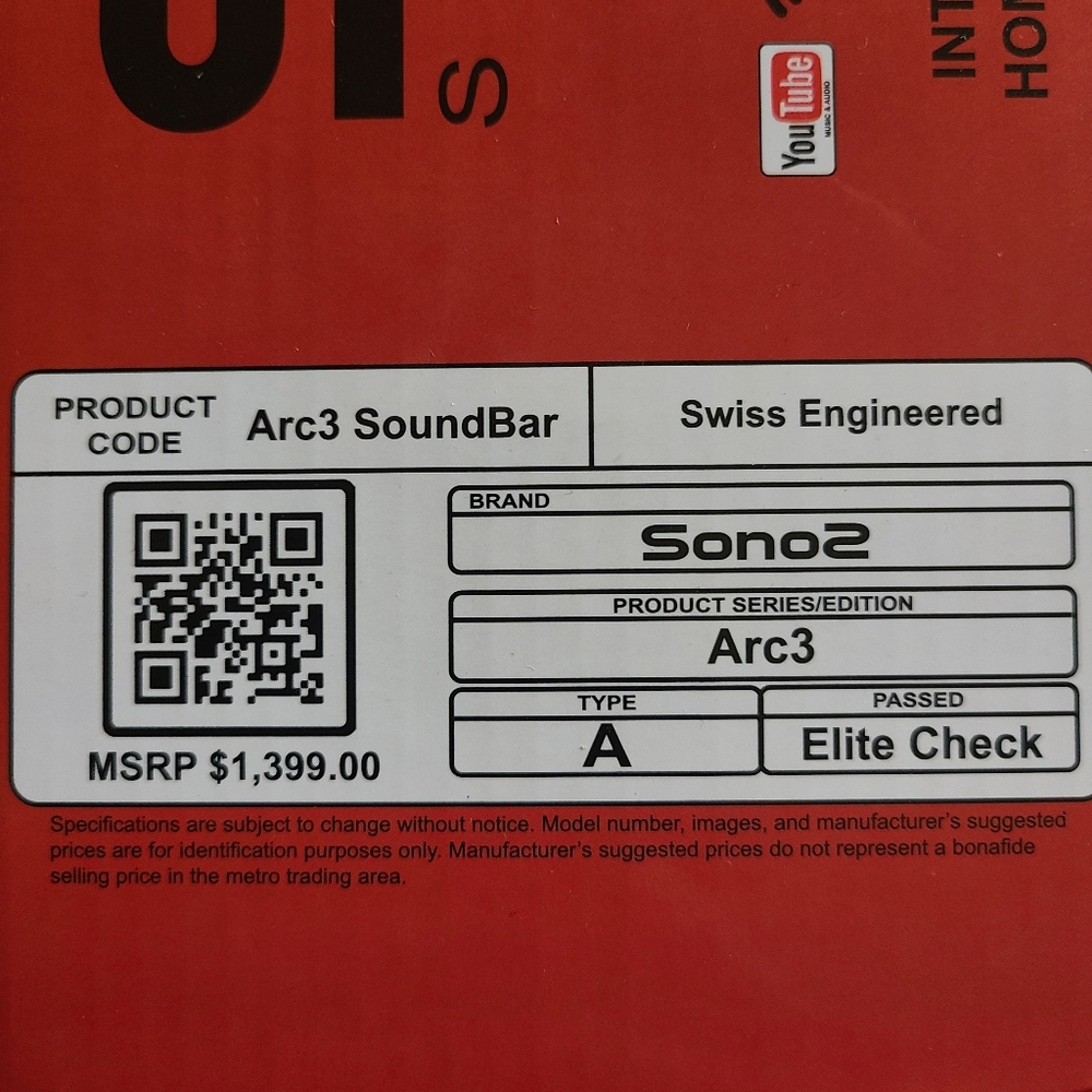 Sound bar sono2 smartsound